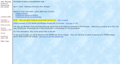 Desktop Screenshot of msef.sciencefair.info